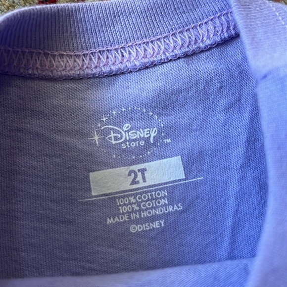 ▫️DISNEY STORE: Girls 2T Minnie Mouse purple short sleeve t-shirt▫️ - Picture 3 of 5